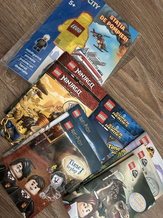 Lego carte revista city jurassic ninjago potter