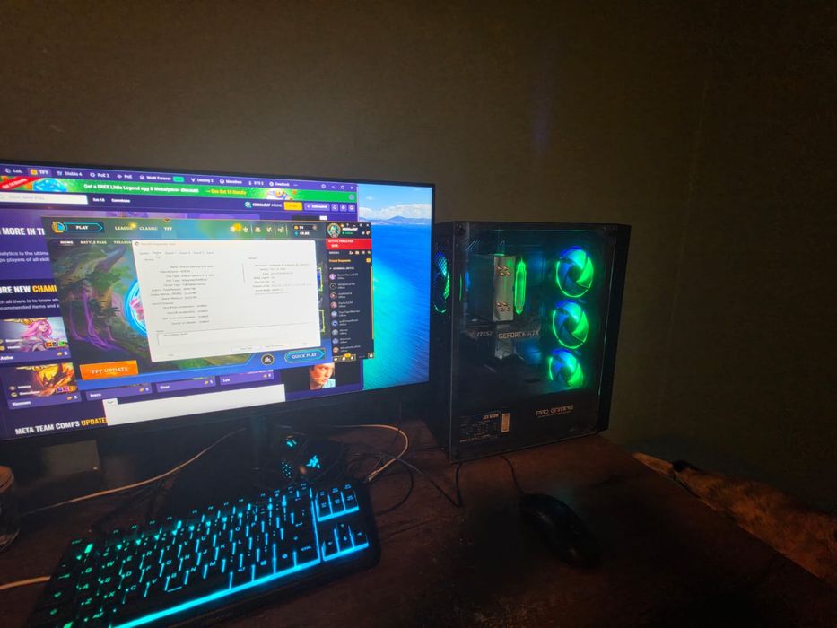 Calculator gaming + monitor