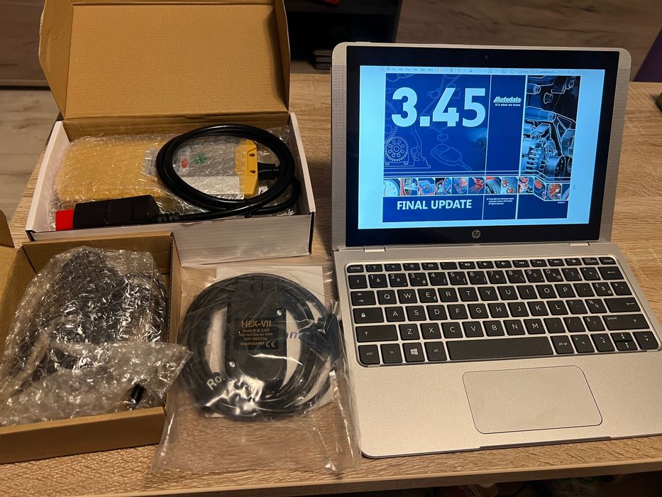 Kit tableta / laptop  Lenovo D330 + tester / diagnoză delphi 2021 + VCDS 2025