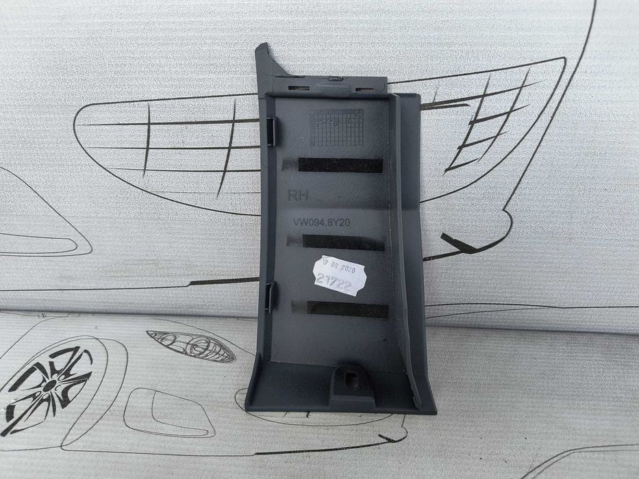 Ornament / Bandou Aripa Fata Dreapta Volkswagen Touareg 3 2018 / 2018-2023 Cod OEM VW0948Y20 (5C2)