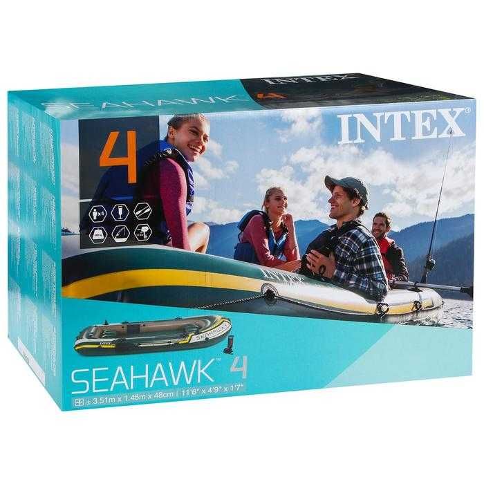 Надувная лодка Intex SeaHawk 351х145x48см 68351