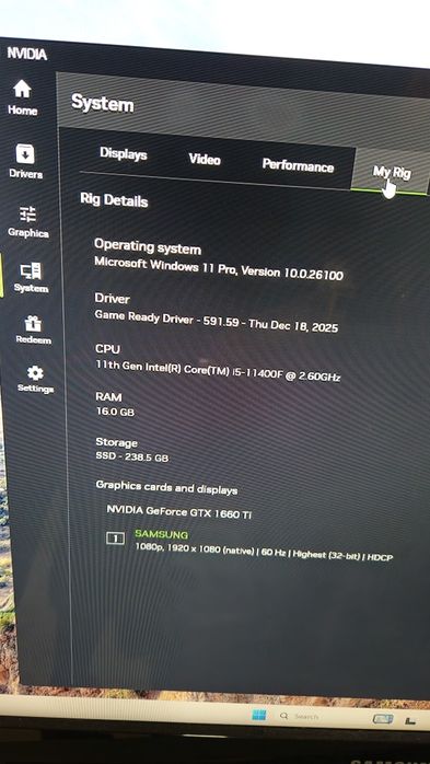 Геймърски компютър i5 11400/b560m/gtx 1660 ti/2x8gb ram/256gb m2/600w