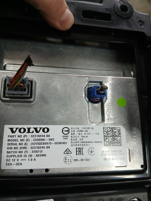 Display Navigatie Volvo Xc60 Ii 246 2017+ 32316244 Aa