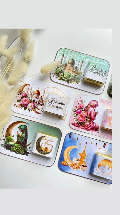 Открытка с шоколадом