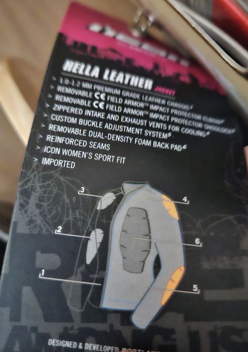 Geaca moto Icon Hella dama