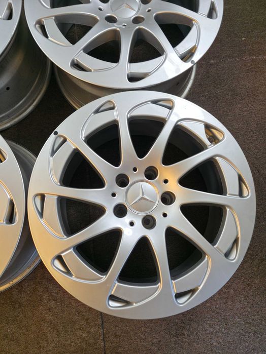 4 Jante Aliaj 5x112 17'' OEM Mercedes SL W231 A Class Cla C Class E Class S Class CLS GLA CLK GLC V-Class Vito Viano - NOI - 8J ET 30