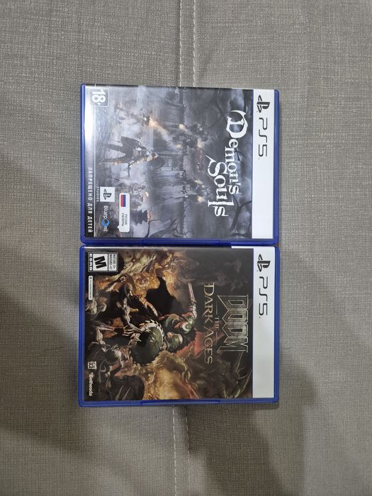 Demons souls, doom the dark ages, DMC 5