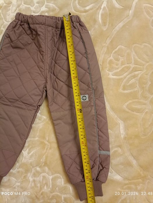 Pantaloni termici Mikk-line mărime 98