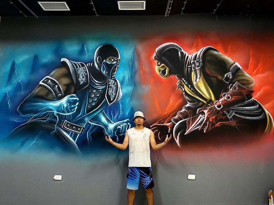 роспись стен, Художник, Граффити, Муралы