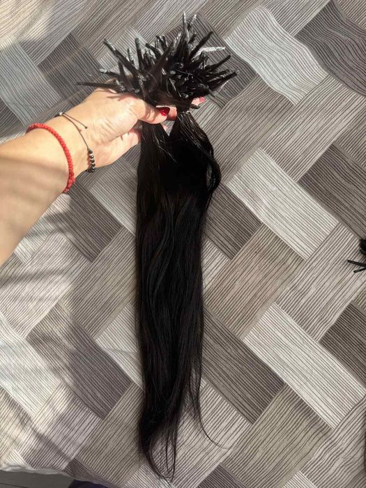 Кератинови кичури естествена коса тайландска