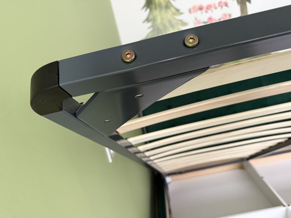 Pat matrimonial Ambianta pentru saltea 160x200, model Samba