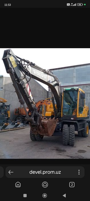 Ekskavator xizmati Arenda ekskavator Volvo 145