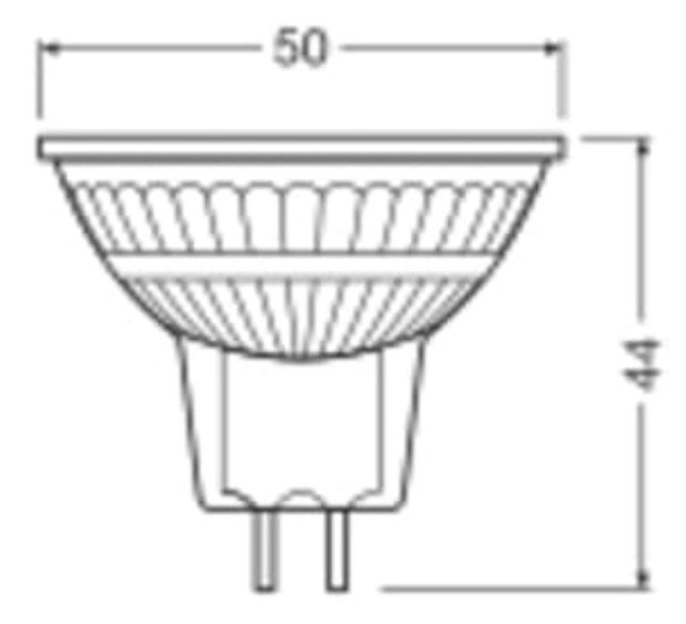 OSRAM 3 buc. becuri LED reflectoare MR16