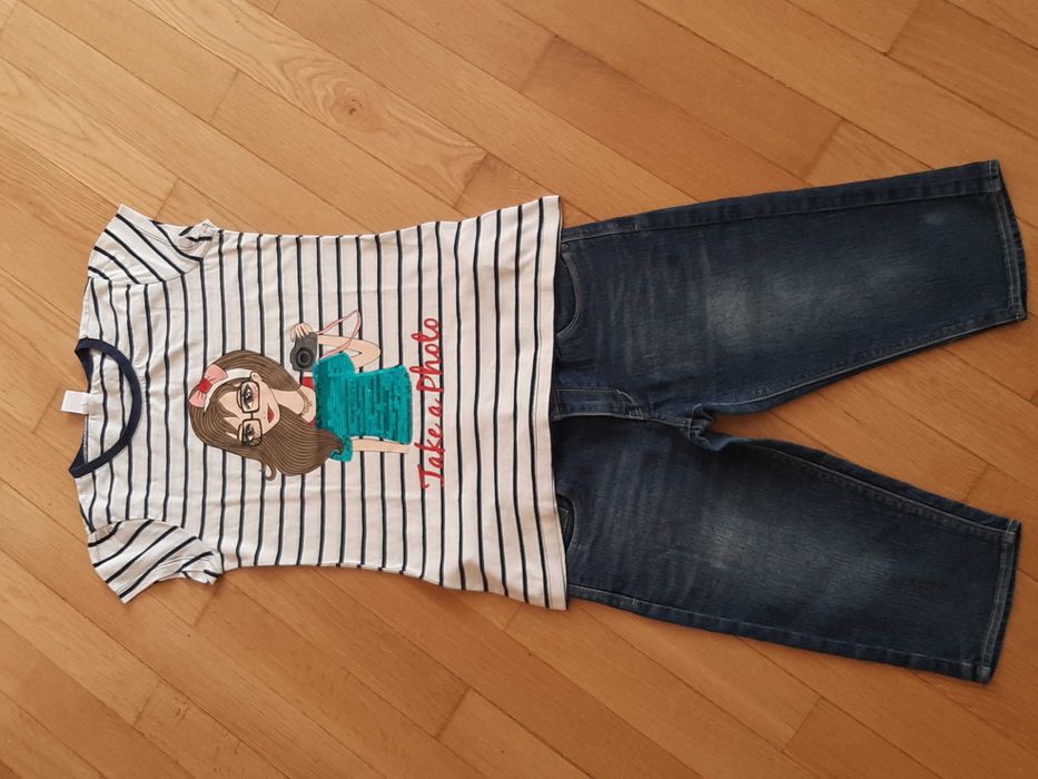 Детски тениски Моschino,Terranova, LCW и къс панталон Levis за 12-14г.