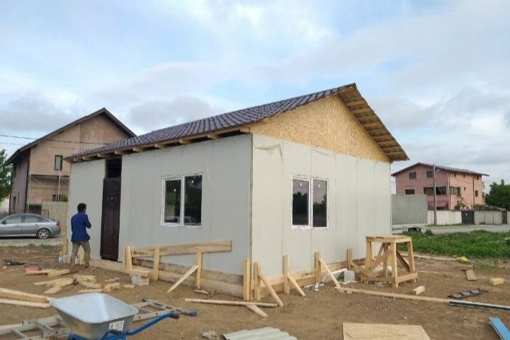facem căsuțe din structura metalica