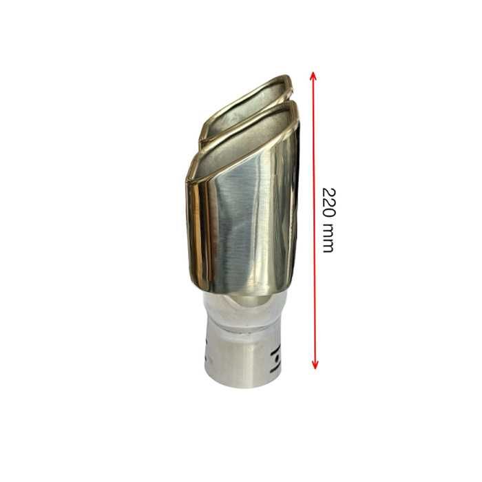 Накрайник ауспух A2003 входа-61мм изхода-190/70мм