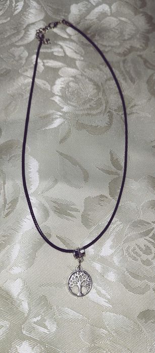 Колие с дървото на живота, сърчице, разноцветни камъни