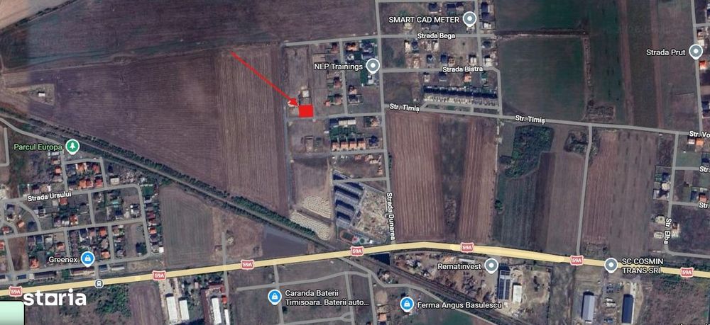 COMISION 0%, Teren 587 MP, 2 Fronuri, Utilitati, Regim P+1E, SACALAZ