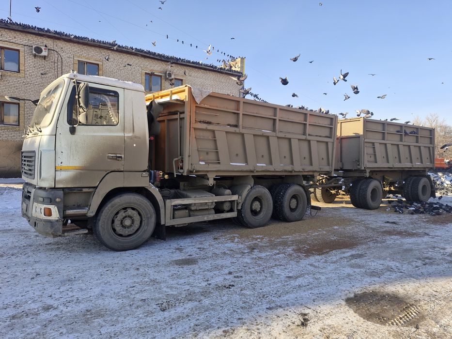 Продам МаЗ с Прицепом двигатель рено