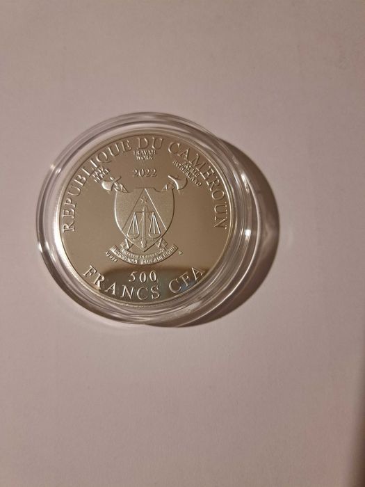 Сребърна монета по творчеството на Густав Климт