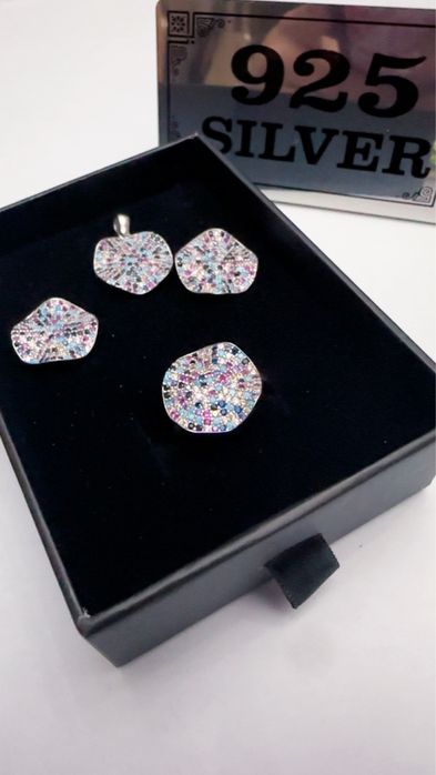 Set Inel , pandantiv si cercei Argint 925