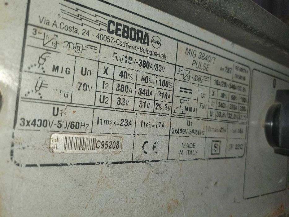 Телоподаващо CEBORA MIG 3840/T