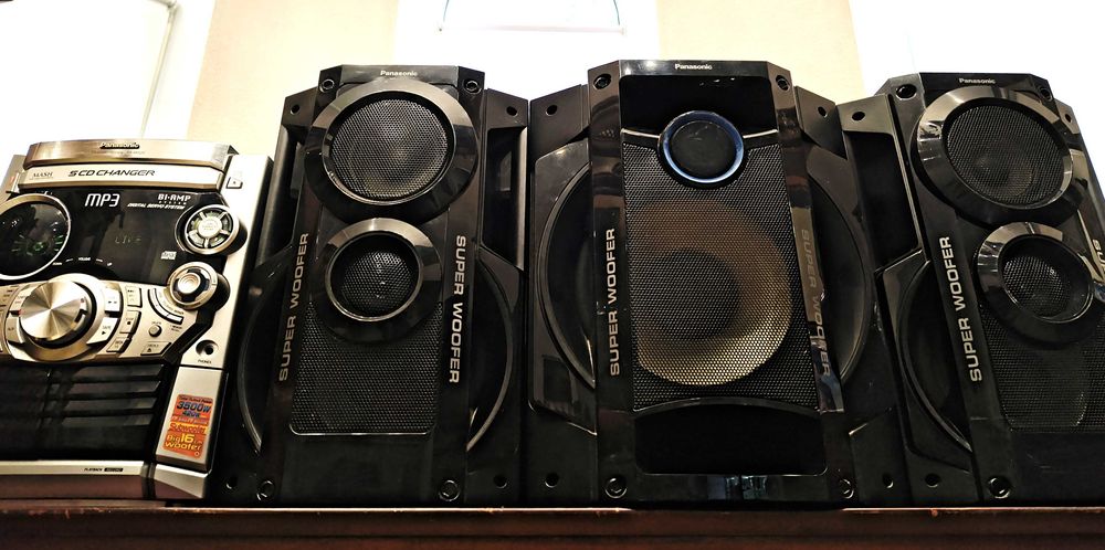 Panasonic Музыкальный центр 2колонки 1 сабвуфер