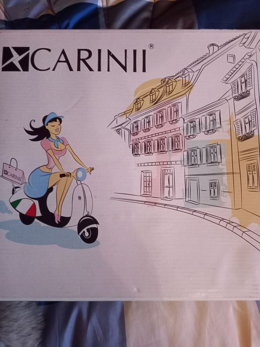 Ghete Carini. dama piele naturala