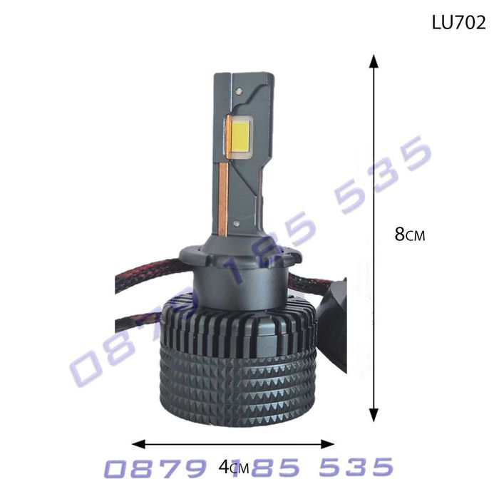 LED крушки D2S D2R смяна OEM ксенон 6000K Plug Play лед светлии фар