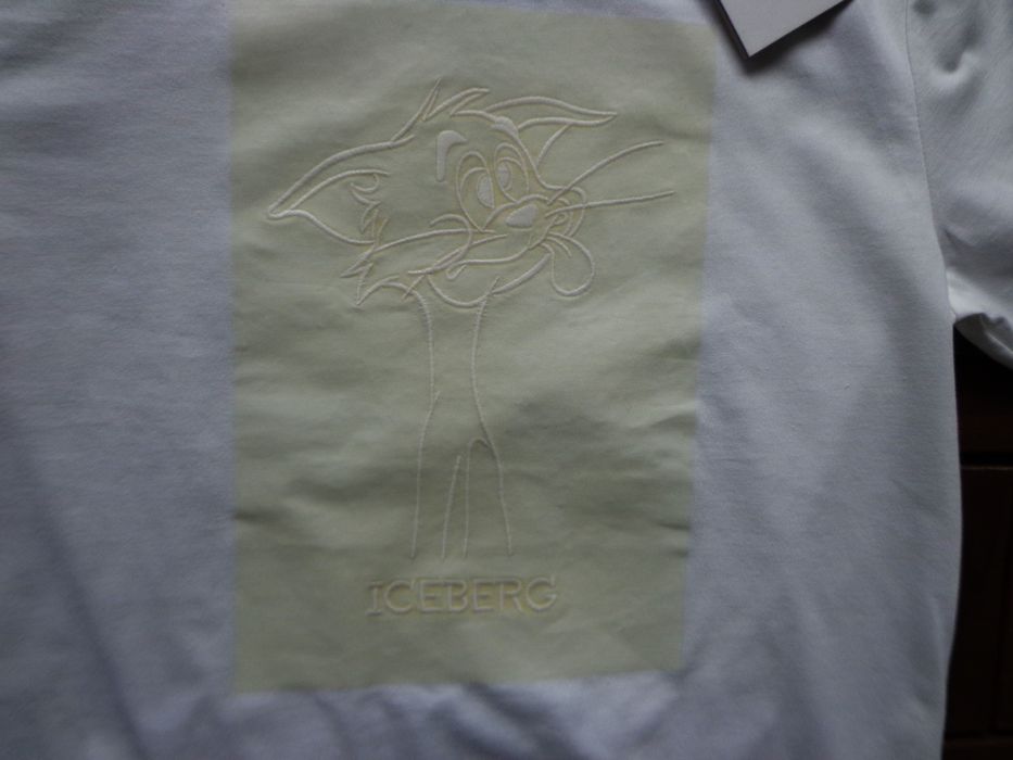 Мъжка тениска Iceberg With Tom Embroidered and Rubberized размери S, M