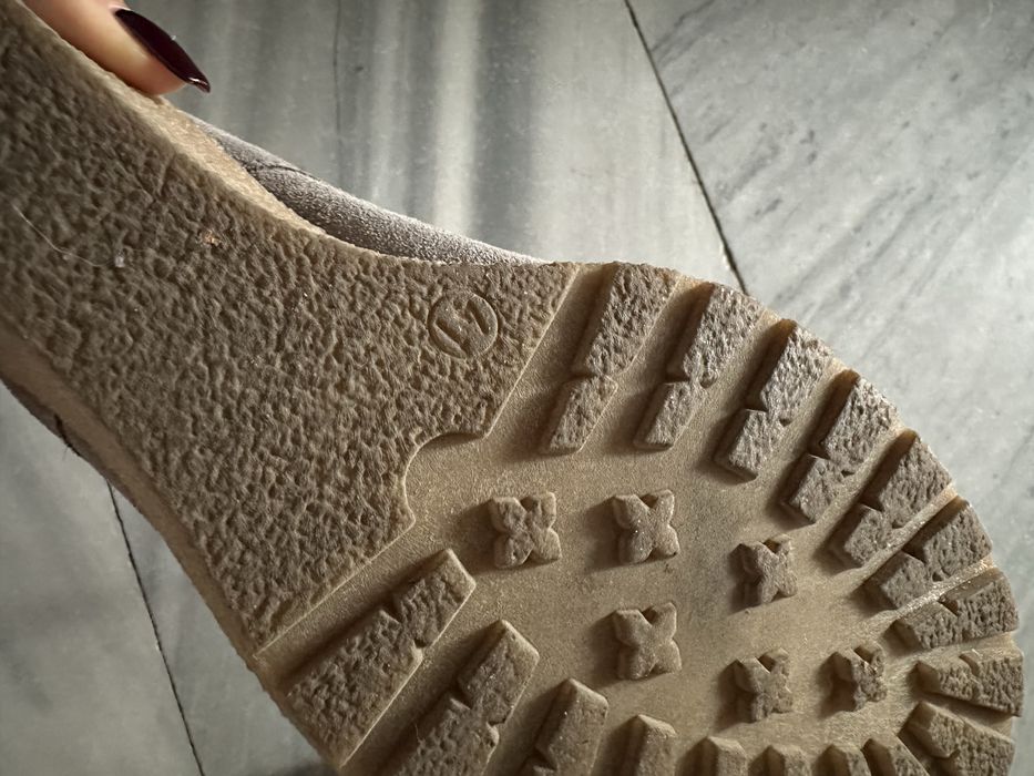 Сиви боти - естествена кожа