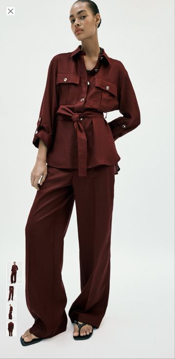 Pantaloni Zara cu in
