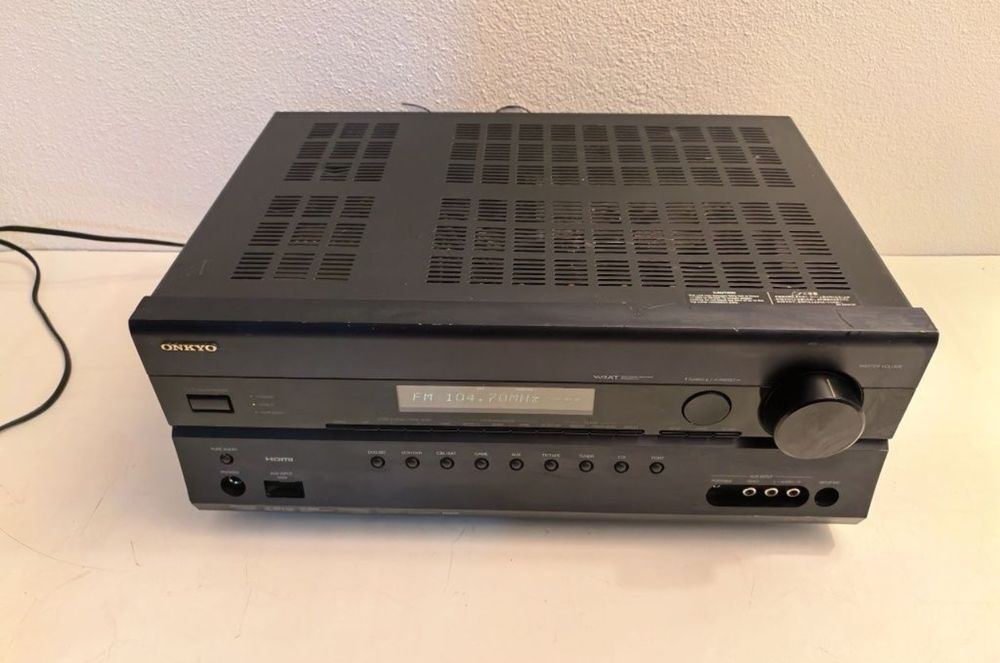Amplificator Onkyo TX SR 607 HDMI Optical tuner iesire subwoofer statie amplituner