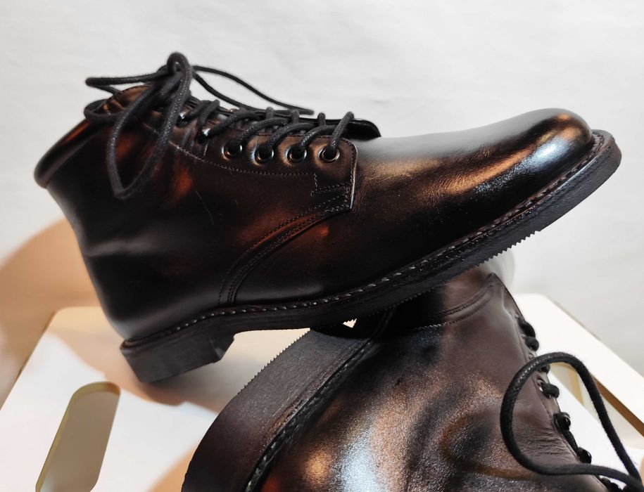 Ghete lace up 43 44 plain toe Steinkogler NOI piele naturala Vibram