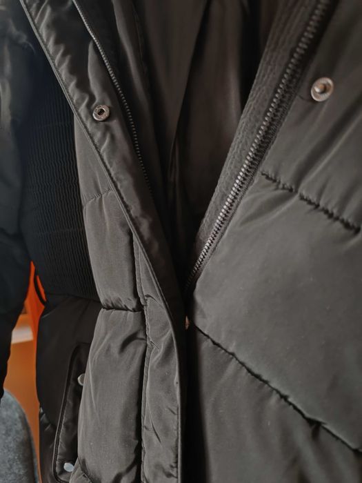 Черно зимно дамско яке