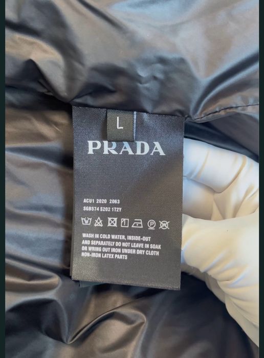 Geaca Prada Linea Rossa Nylon Puffer