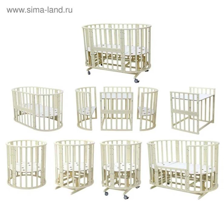 Продам кроватку 6 в 1