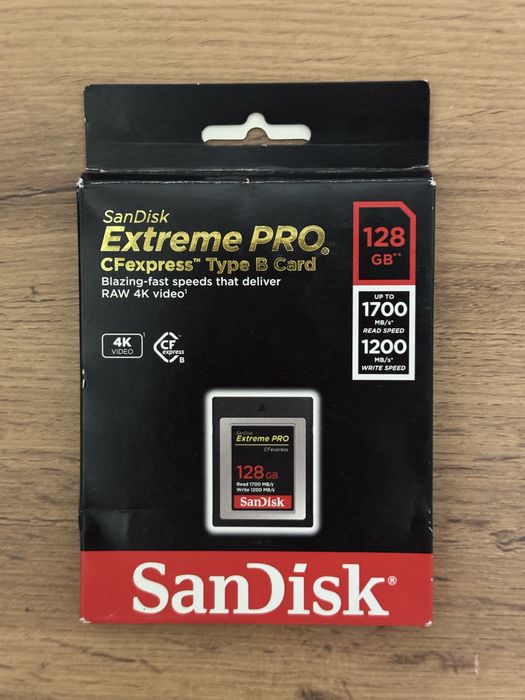 SanDisk Extreme PRO CFexpress Type B 128GB — до 1700 МБ/с