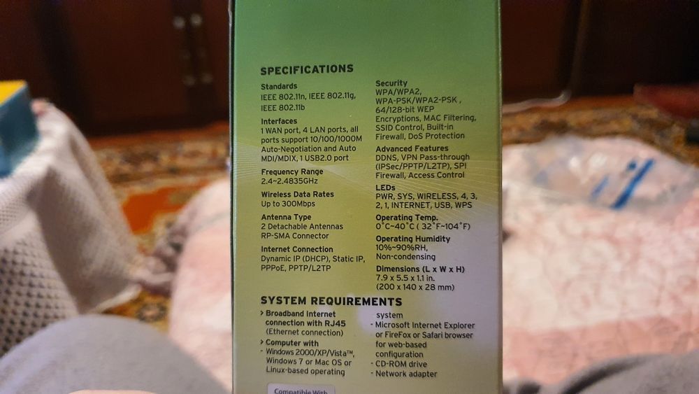 Рутер TP-LINK N стандарт