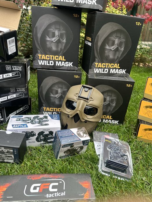 Airsoft екипировка, части и аксесоари – пълен комплект, всичко ново