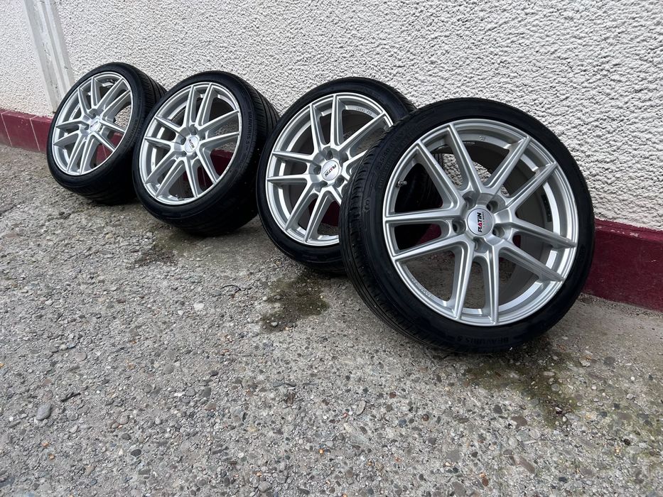 Jante aliaj PLATIN R18 5x108 ET45 cu anvelope vară 225/40 R18 Barum