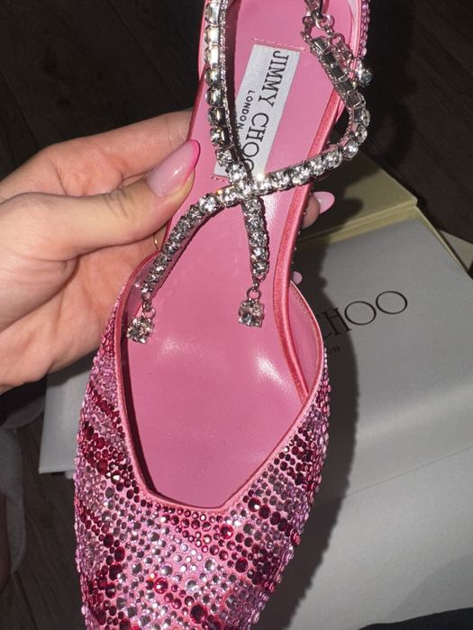Jimmy choo pink crystal