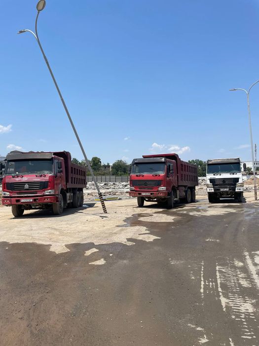 Услуги экскаваторов и самосвалов доставка клинит щебень песок булыга