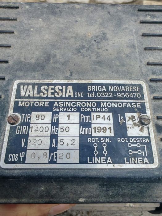 Motor betoniera Italia