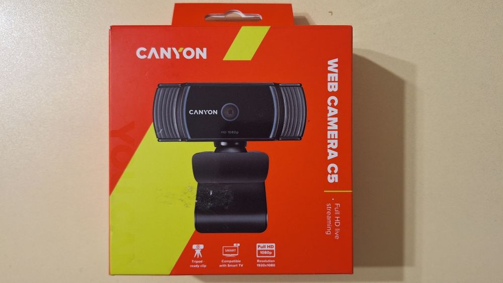 Full HD уебкамера за стрийминг ”на живо” Canyon C5