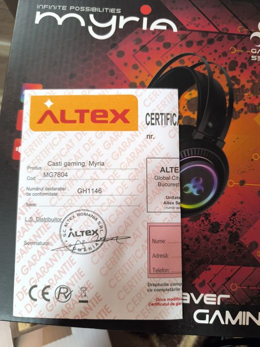 Căști de gaming  cu fir