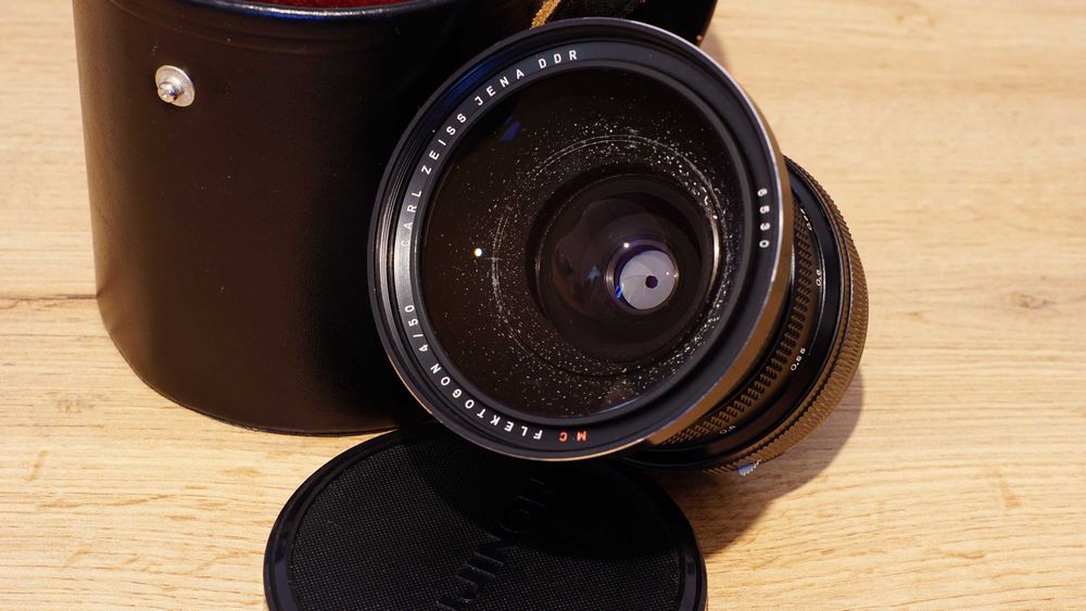 Obiectiv foto manual Carl Zeiss Flektogon MC 50mm F/4 - impecabil