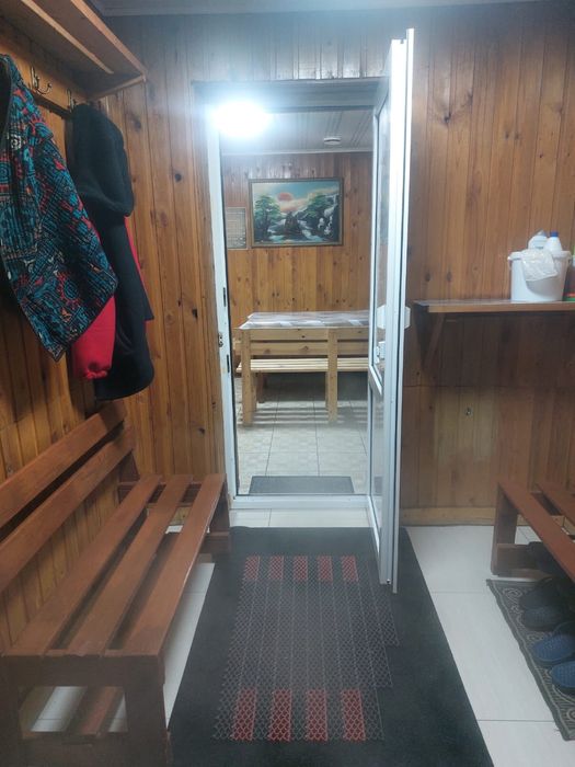 Семейная баня на дровах