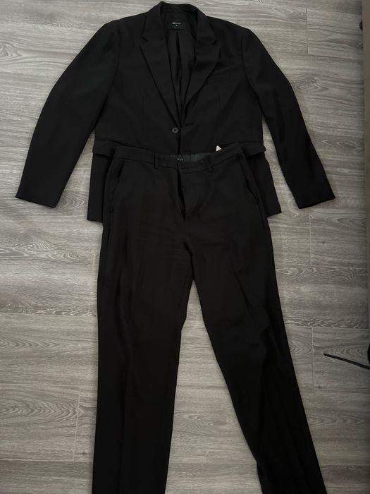 Мужской костюм двойка черный