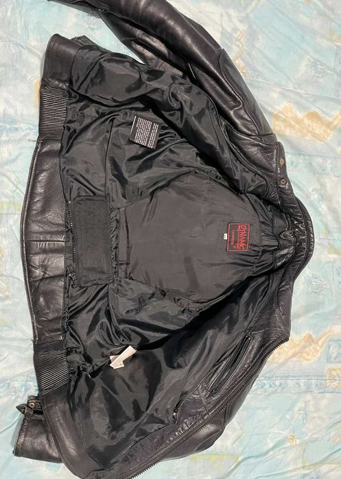 Мъжко мото яке Dynamic от естествена кожа